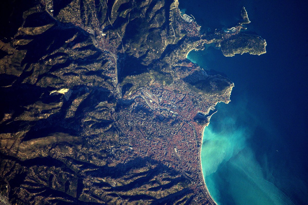 Томас Песке сделал фото Лазурного берега с борта космической станции | SLON
