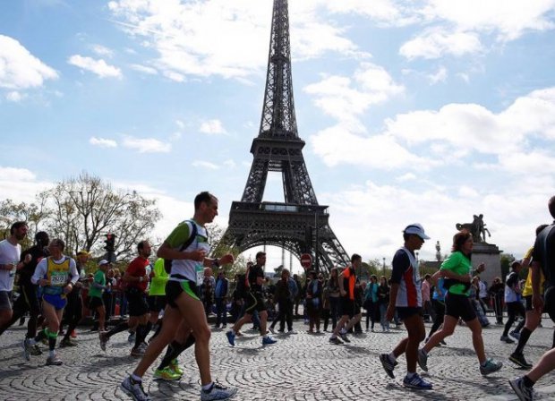 парижский марафон