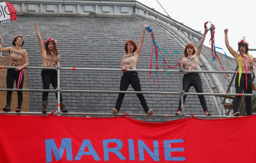 FEMEN провели акцию протеста
